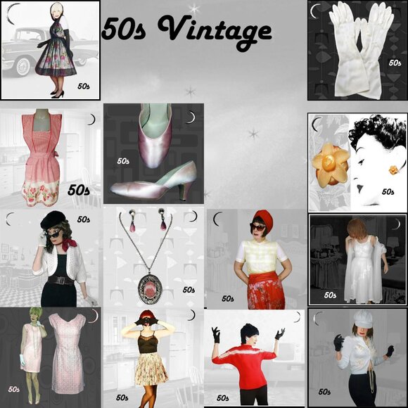 Vintage White Nylon Gauntlets, Mid Length 50s Gloves - Picture 8 of 11